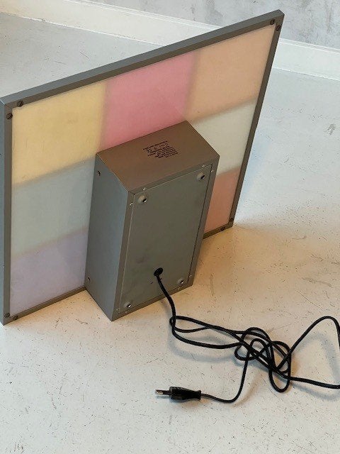 Jaren 90 tafellamp Interaktives 9 LITE design table lamp, Overige merken, Gebruikt, ., Meerkleurig