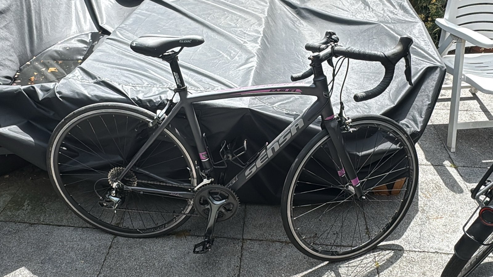 Wielrenfiets dames Sensa Emilia Tiagra incl helm en kleding, Fietsen en Brommers, Fietsen | Racefietsen, Ophalen, Zo goed als nieuw