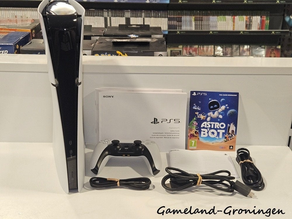 PlayStation 5 Slim Digital Console 1TB met Astro Bot (Boxed), Gebruikt, -, -, Ophalen of Verzenden