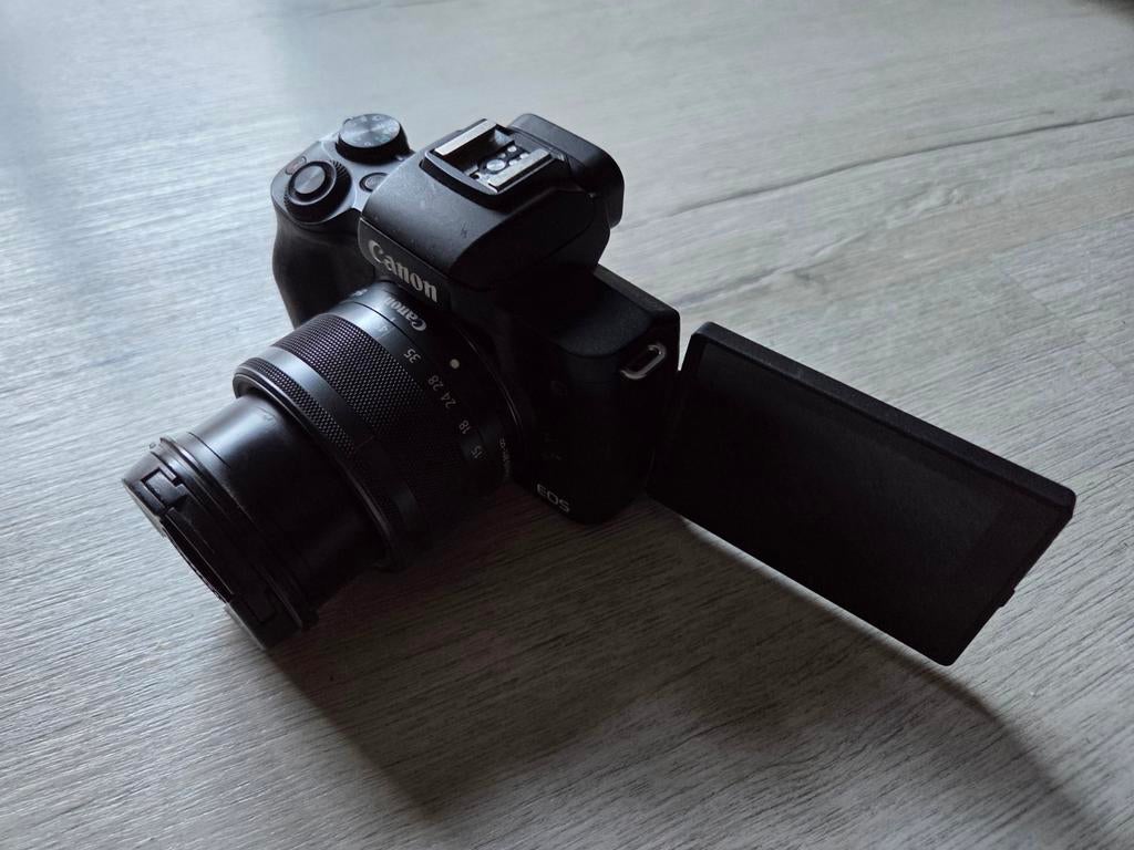 Canon EOS M50 Mark II met 15-45mm lens LEES OMSCHRIJVING, Audio, Tv en Foto, Fotocamera's Digitaal, Gebruikt, Canon, Compact, Ophalen of Verzenden