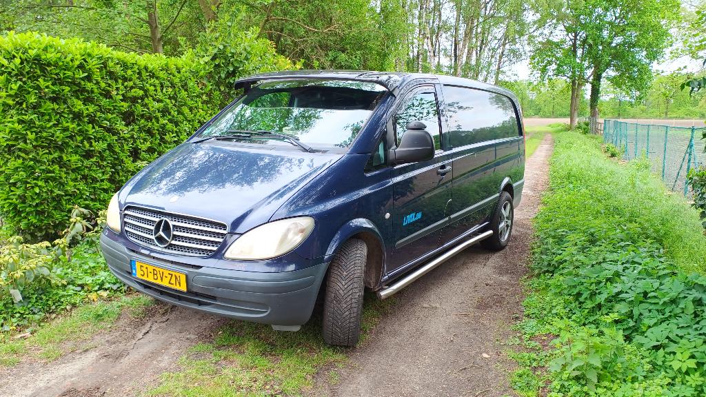 Mercedes-Benz Vito 2.1 111 CDI 2006 (export, READ INFO!), Auto's, 4 cilinders, 2000 kg, Blauw, Grijs