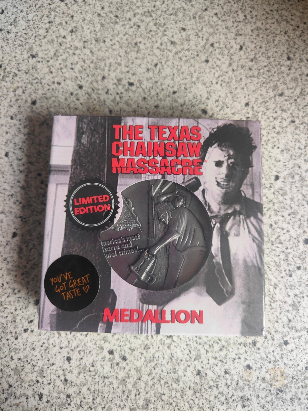 The Texas Chainsaw Massacre Limited Edition Medallion, Ophalen of Verzenden, Nieuw