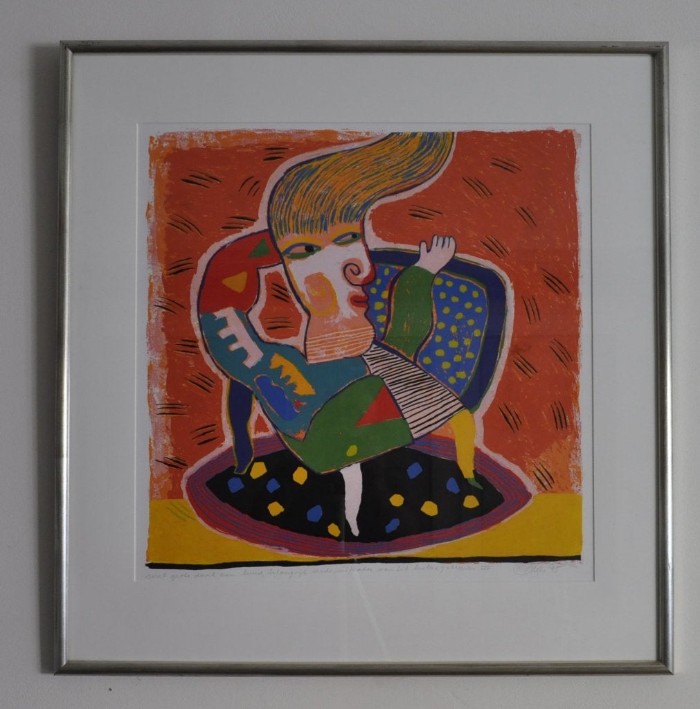 Clemens Briels Podane 4, Antiek en Kunst, Kunst | Litho's en Zeefdrukken, Zeefdruk, Gelimiteerde oplage, Ophalen, Personages en Fantasiefiguren