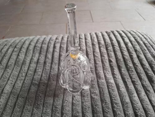 Glazen tafelbel h3, Antiek en Kunst, Antiek | Glas en Kristal, Ophalen of Verzenden