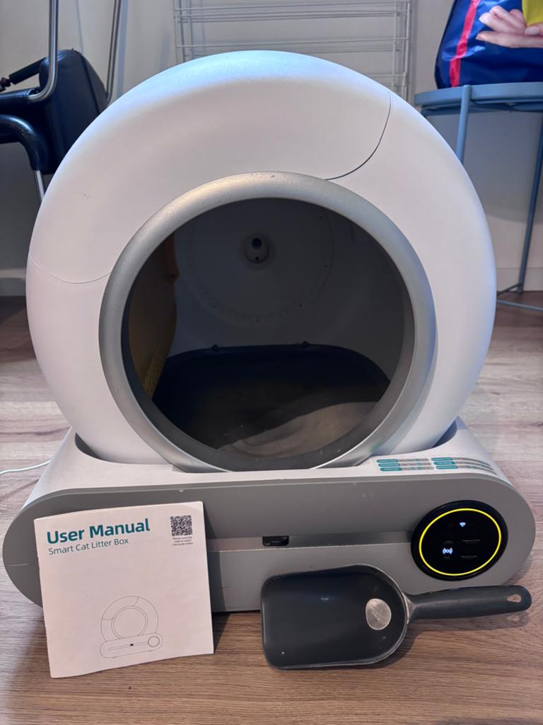 Smart cat litter box, Ophalen, Gebruikt