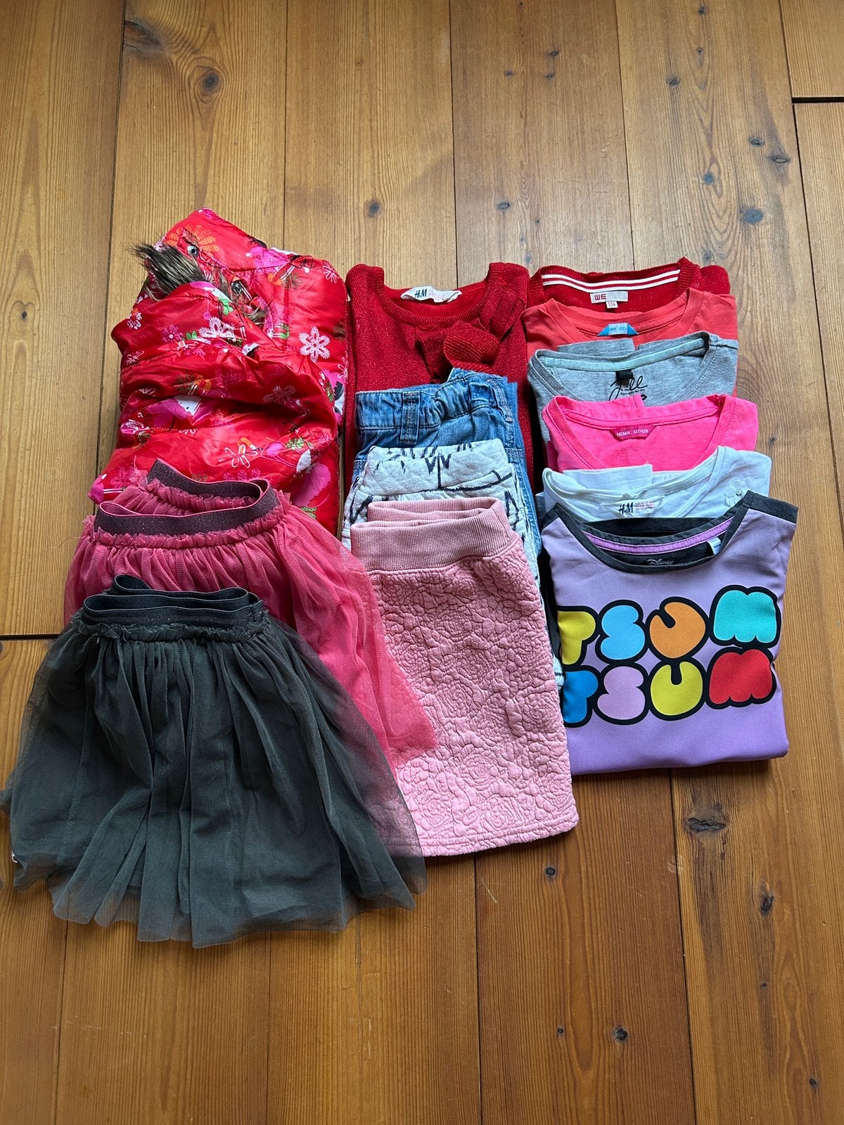 Pakket meisje maat 122 rokjes/jasje/broek/jurkje/longsleeves, Ophalen of Verzenden, Gebruikt
