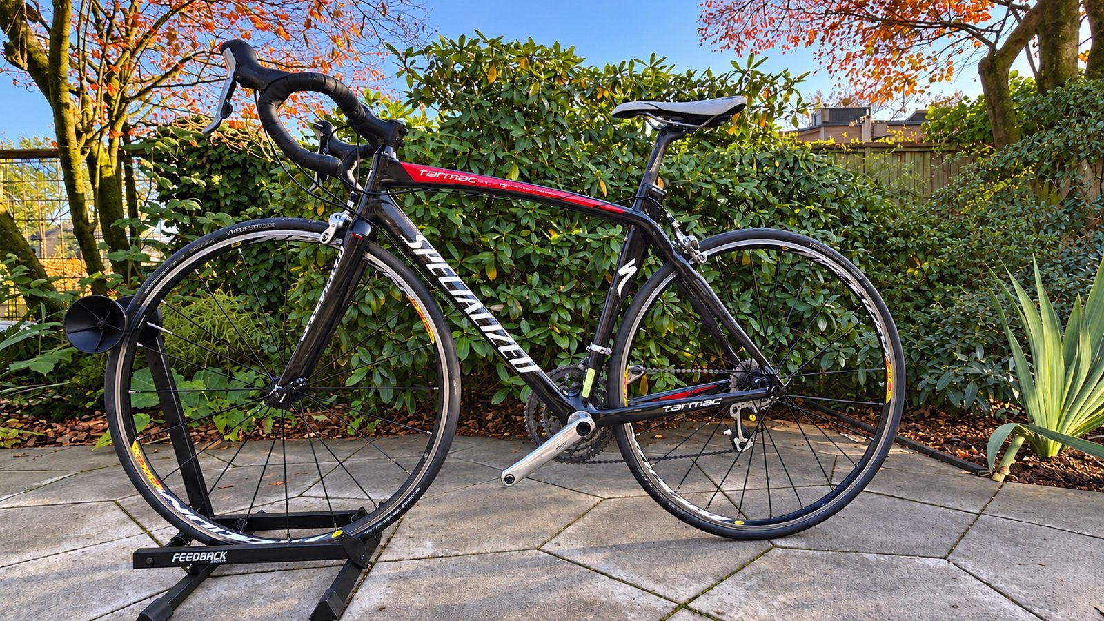 Specialized Tarmac Carbon, Ultegra 3x10, Maat 54, 28 inch, Gebruikt, Velgrem, Meer dan 20 versnellingen