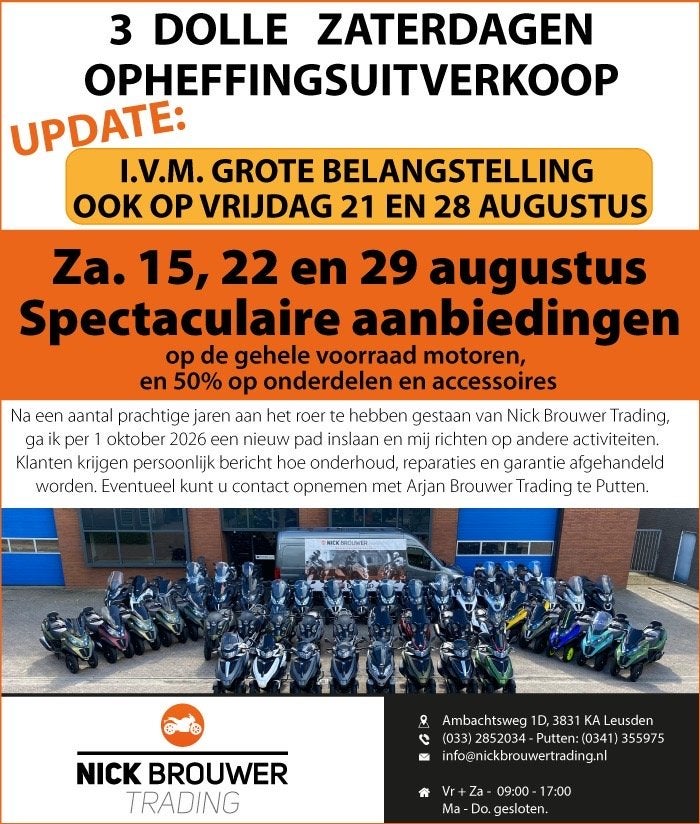 Piaggio MP3 125 RL meeneemprijs motorrijbewijs, Bedrijf, Overig, 11 kW of minder, Nick Brouwer Trading