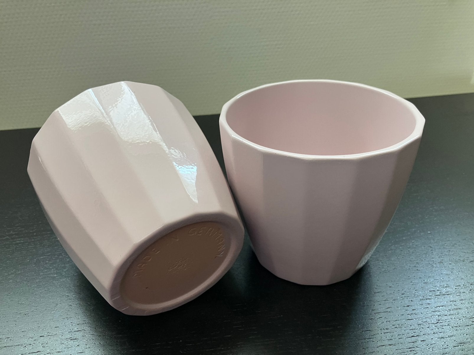 Nieuw/2x lila bloempotten/decoratie, Rond, Nieuw, Ophalen of Verzenden, Balkon