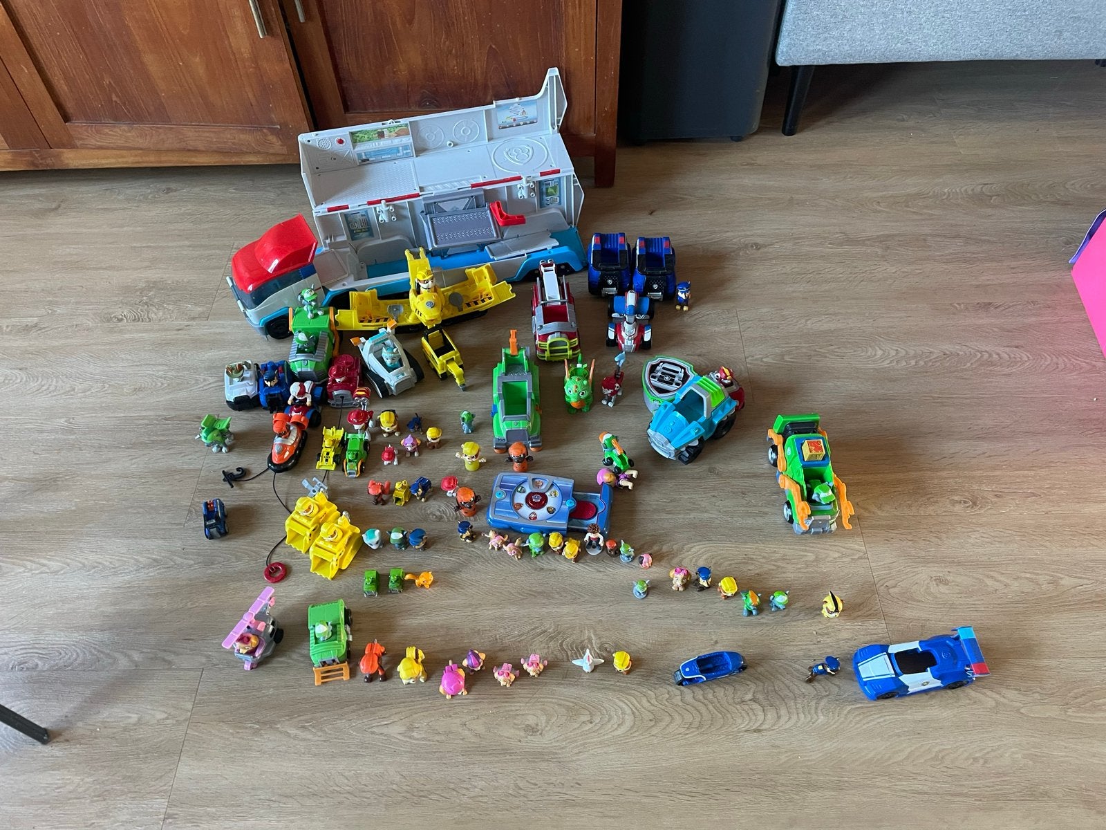 Grote collectie Paw Patrol speelgoed, Ophalen, Gebruikt