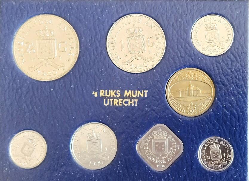 s' rijks munt set NL Antillen proof, Ophalen of Verzenden, Nederland, Munten