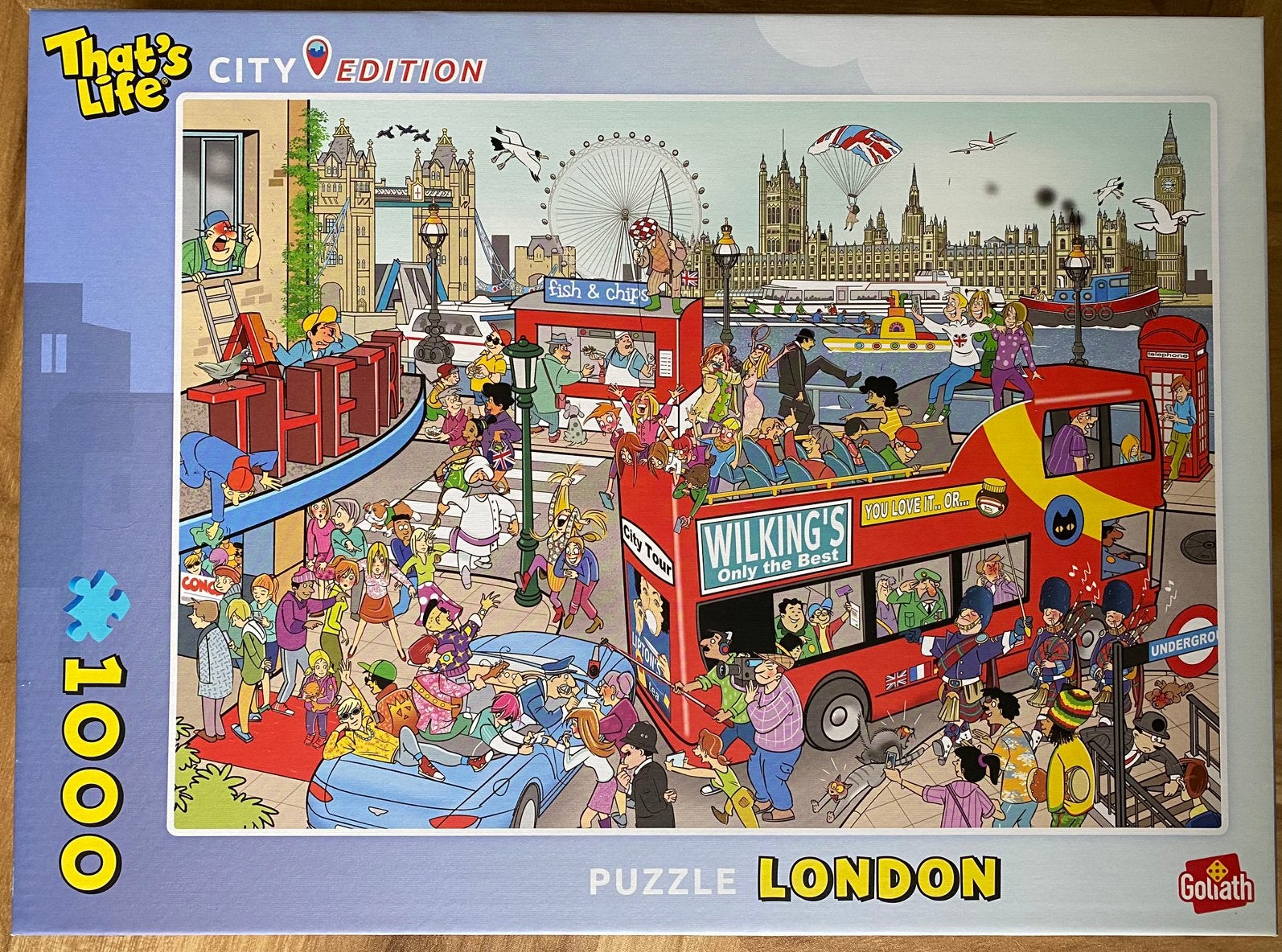 That’s life 1000 stukjes puzzel london, Ophalen, 500 t/m 1500 stukjes, Zo goed als nieuw
