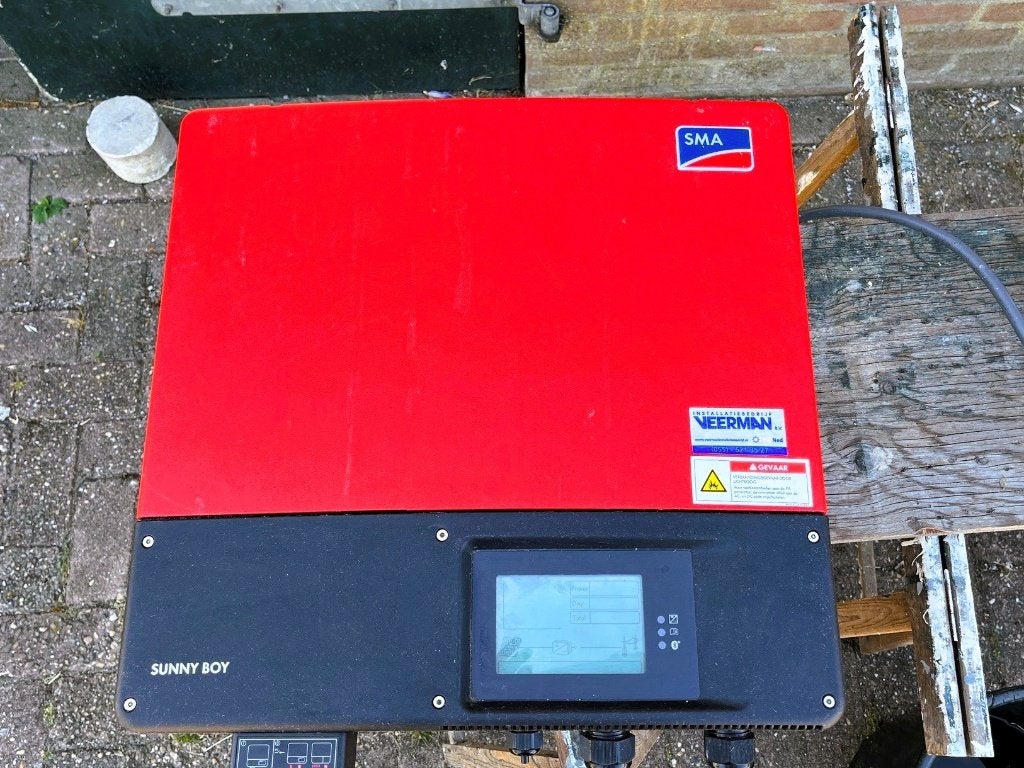SMA SunnyBoy omvormer, Ophalen, Gebruikt