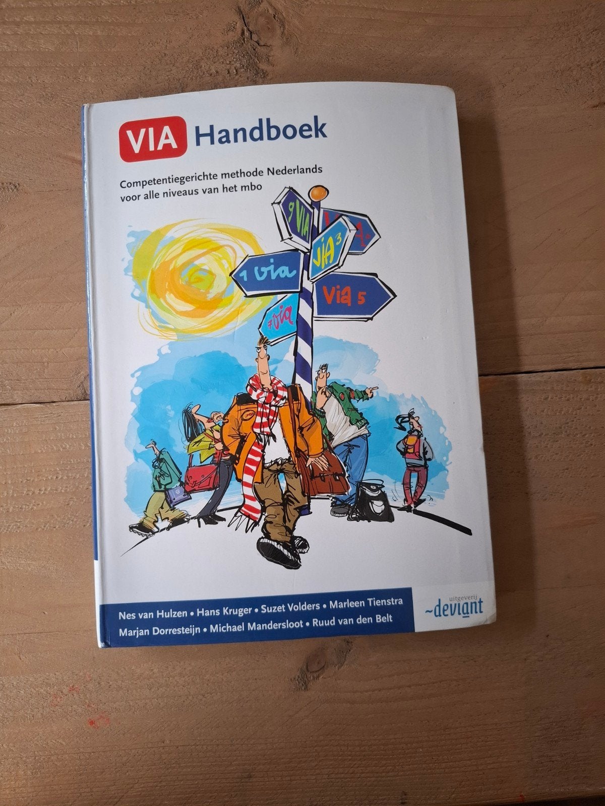 VIA Handboek Nederlands - Competentiegericht MBO, Ophalen of Verzenden, Zo goed als nieuw, Nes van Hulzen, Hans Kruger, Suzet Volders, Marleen Tienstra