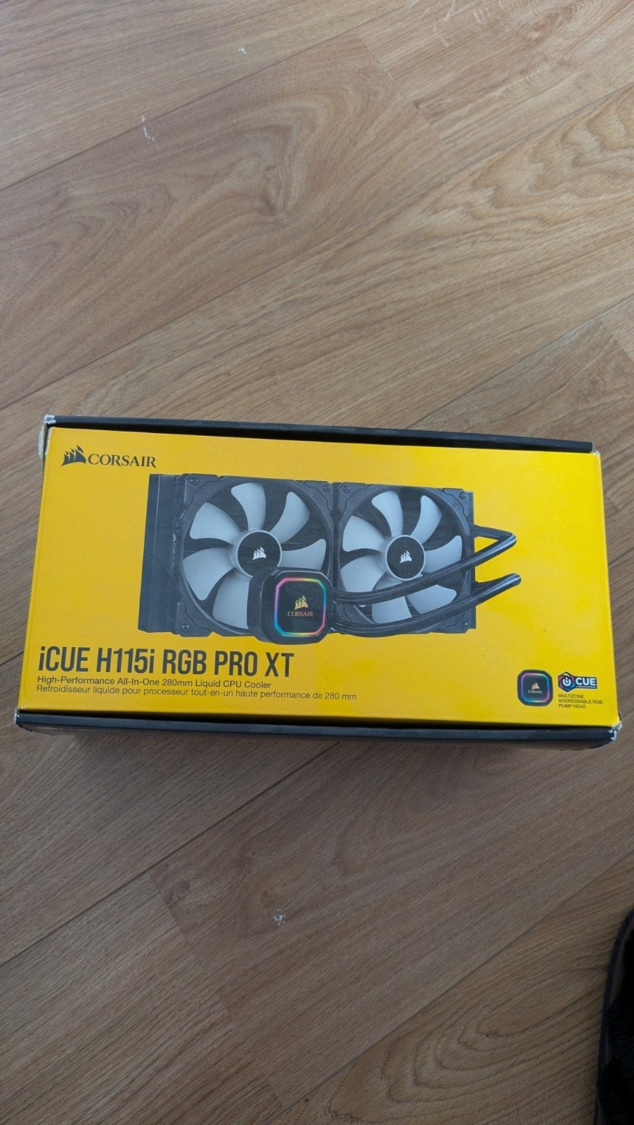 Corsair iCUE H115i RGB PRO XT 280mm Liquid CPU Koeler, Computers en Software, Verzenden, Zo goed als nieuw, Waterkoeling