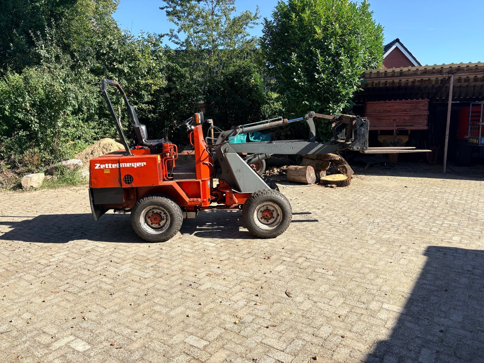 Zettelmeyer Mini Shovel met Kubota 3-cilinder motor, Ophalen, Wiellader of Shovel