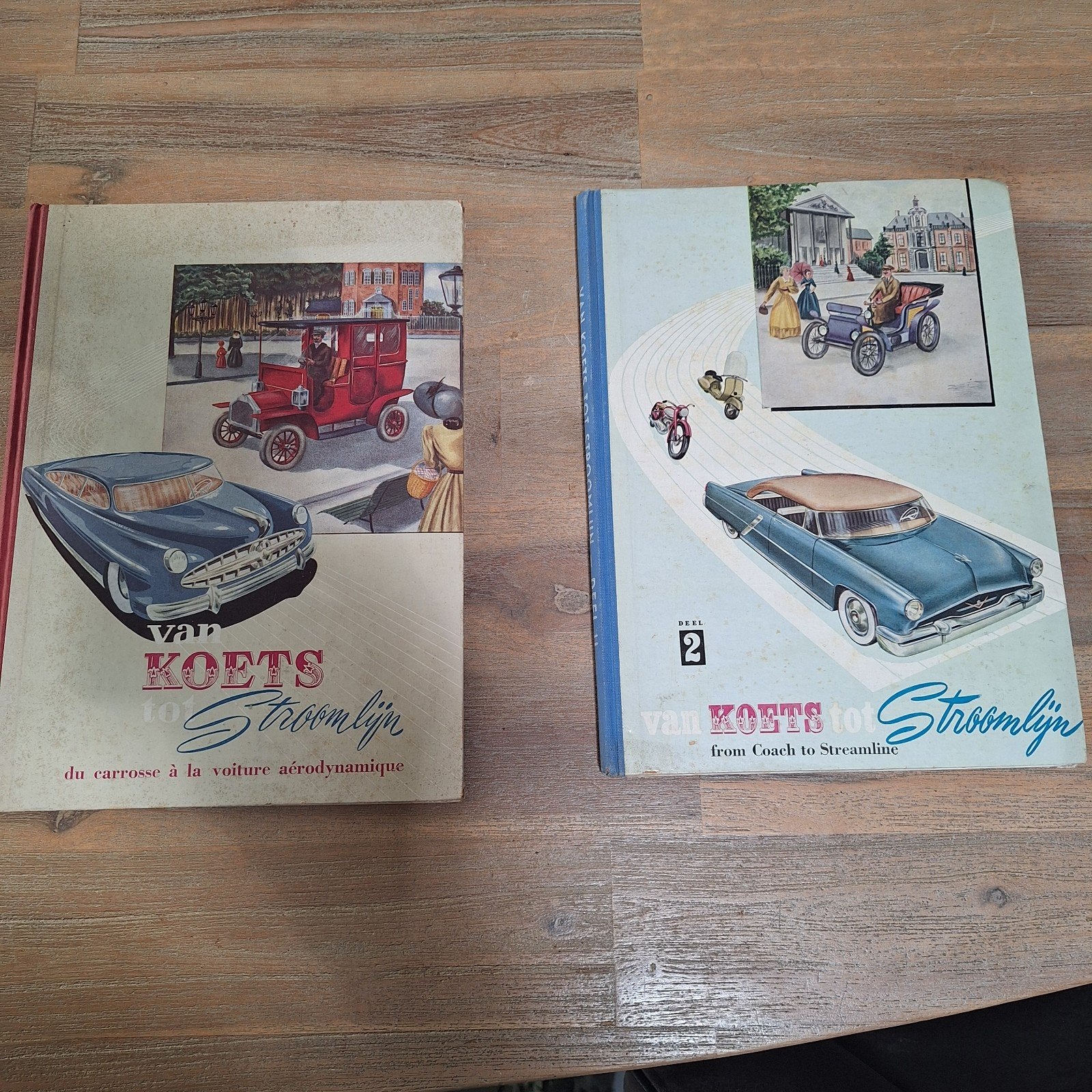 Van Koets tot Stroomlijn - Deel 2 (Auto's en Motoren), Boeken, Algemeen, Ophalen of Verzenden, Onbekend, Gelezen