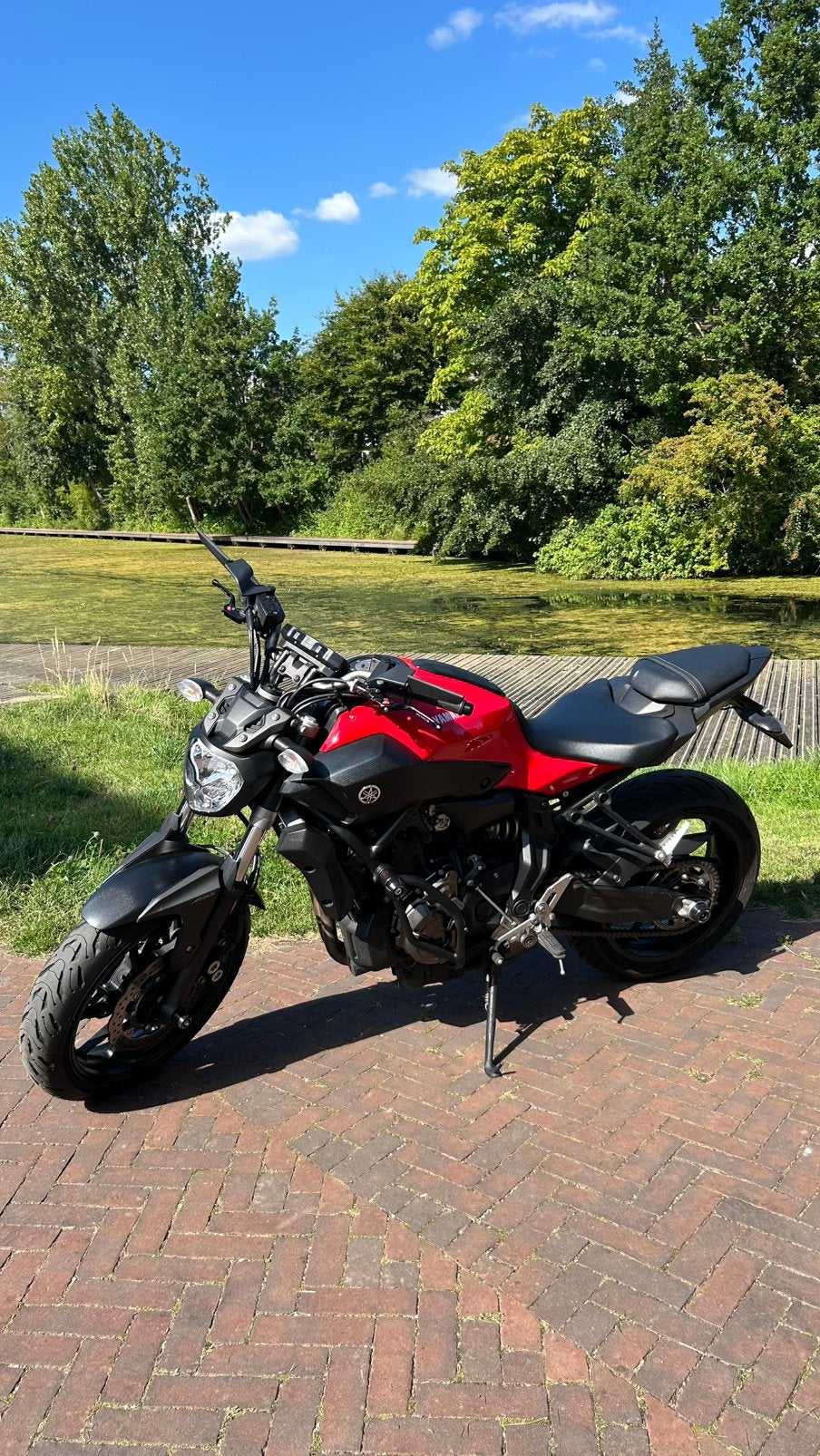 Yamaha MT-07, Handvatverwarming, 2 cilinders, Occasion, Motorrijbewijs A