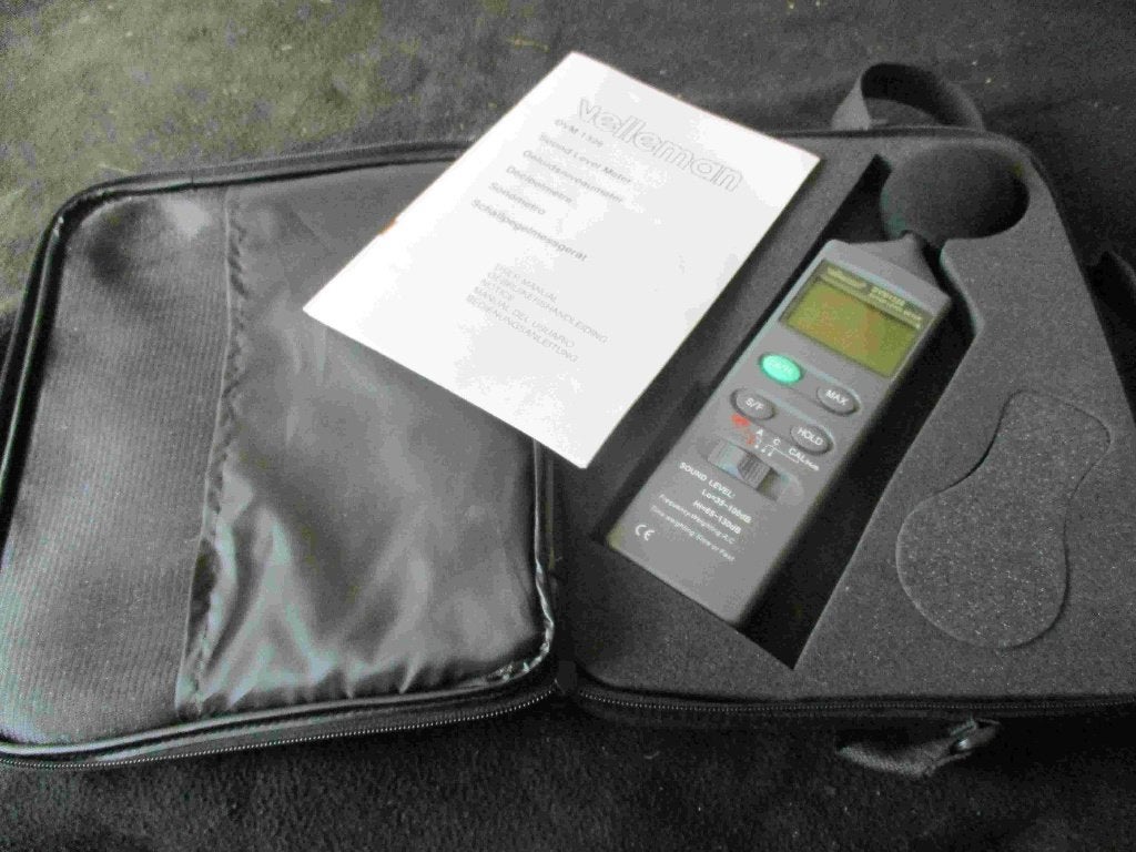 Geluidsmeter Velleman, Doe-het-zelf en Verbouw, Meetapparatuur, Ophalen of Verzenden, Zo goed als nieuw, Geluid