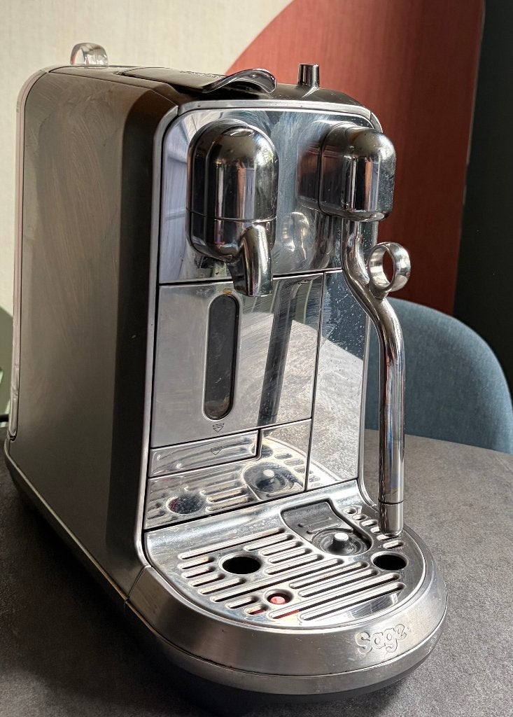 Sage Nespresso Creatista Plus, Witgoed en Apparatuur, Ophalen, Koffiepads en cups, Gebruikt, Koffiemachine