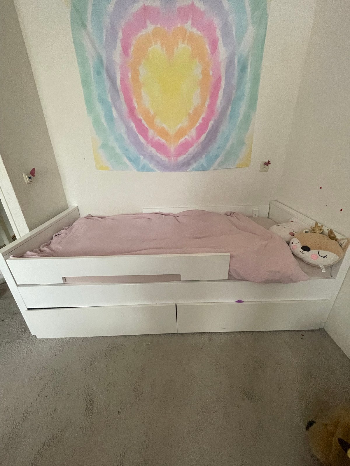 Bopita kinderbed., Kinderen en Baby's, Kinderkamer | Bedden, Ophalen, 85 tot 100 cm, Gebruikt, Lattenbodem
