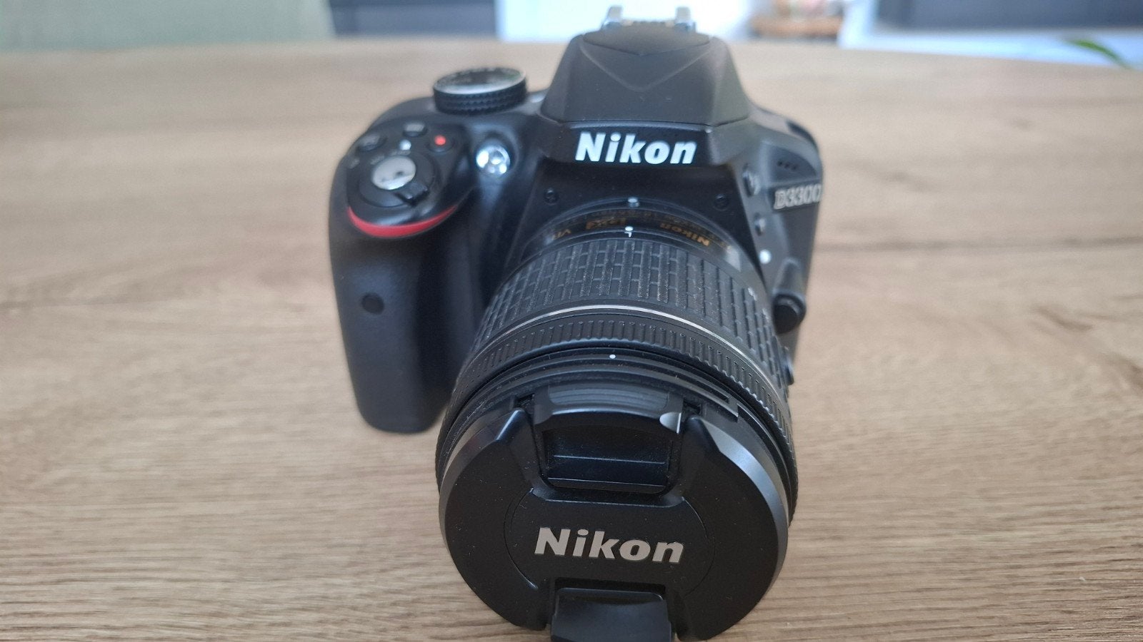 Nikon D3300 met Nikon 18-55 mm, Ophalen of Verzenden, Zo goed als nieuw, Nikon