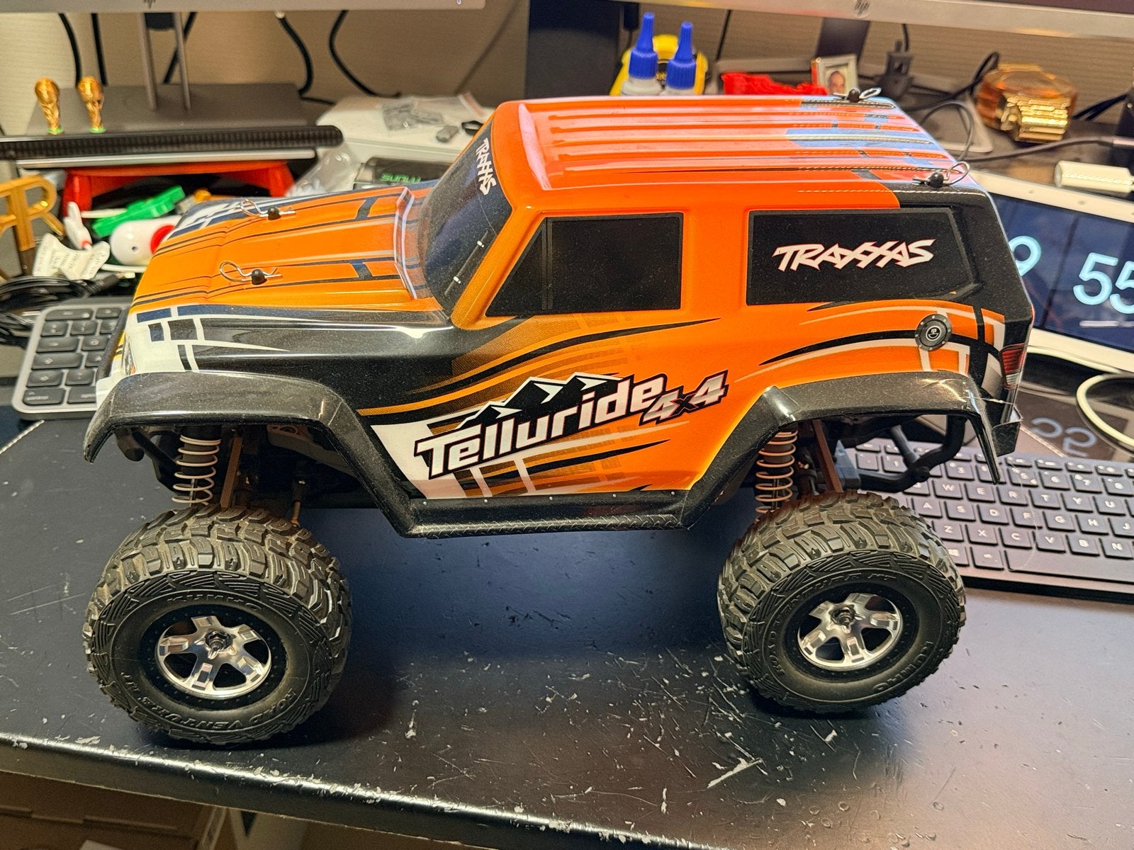 Traxxas Telluride 4x4 RC Auto - Nieuwstaat, Elektro, Auto offroad, Nieuw, Ophalen of Verzenden