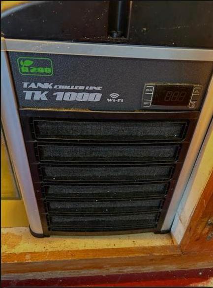 Teco TK 1000 Tank Chiller Line met Wi-Fi, Ophalen of Verzenden, Gebruikt, Koelen en Ontvochtigen, Afstandsbediening