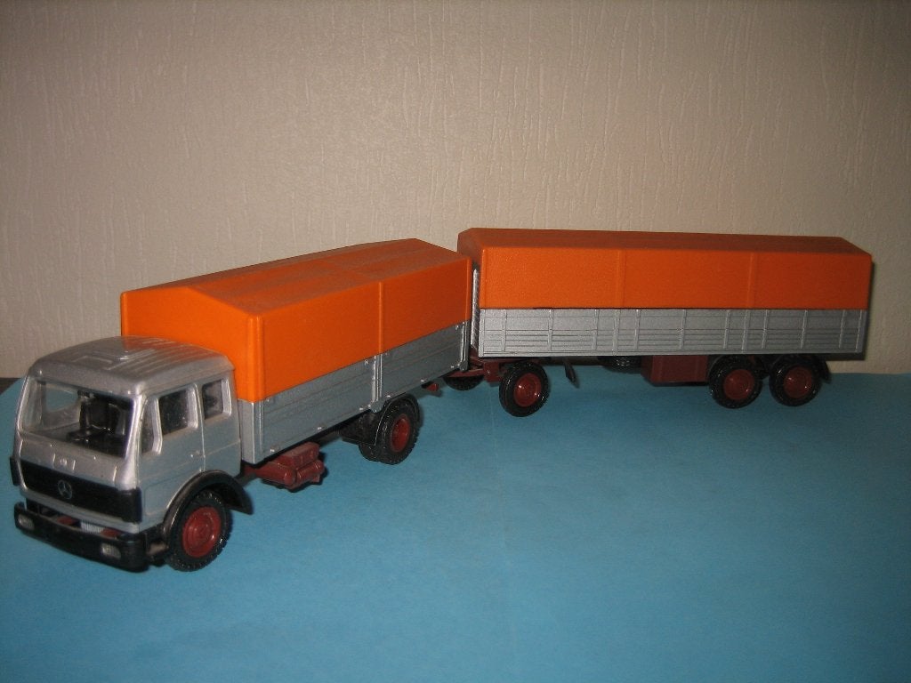 NZG  1:50  MERCEDES combi  Blanco/neutraal, Ophalen of Verzenden, Zo goed als nieuw, Bus of Vrachtwagen, NZG