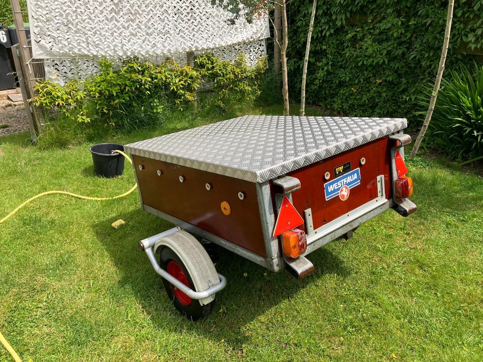 Unieke Vintage Westfalia Essen Aanhanger – Aluminium Deksel, Auto diversen, Aanhangers en Bagagewagens, Ophalen, Gebruikt