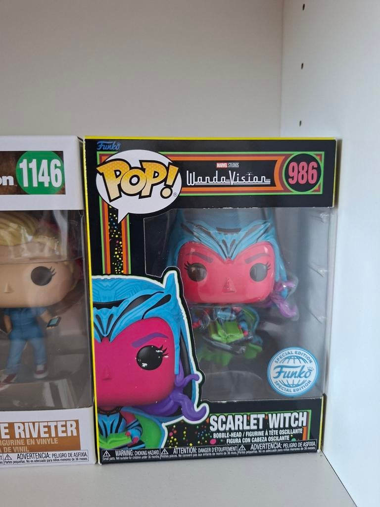 Diverse Funko Pop! Collectie: Wanda, Captain America, Leslie, Ophalen, Zo goed als nieuw