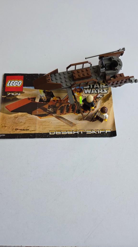 Lego Star Wars Set 7104 Desert Skiff, Compleet, Star Wars, Lego, Ophalen of Verzenden