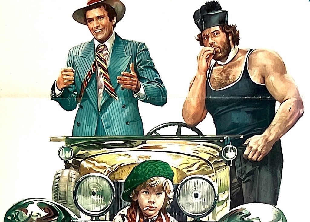 Charleston (1974) - Originele filmposter, Verzenden, A1 t/m A3, Film en Tv, Rechthoekig Staand