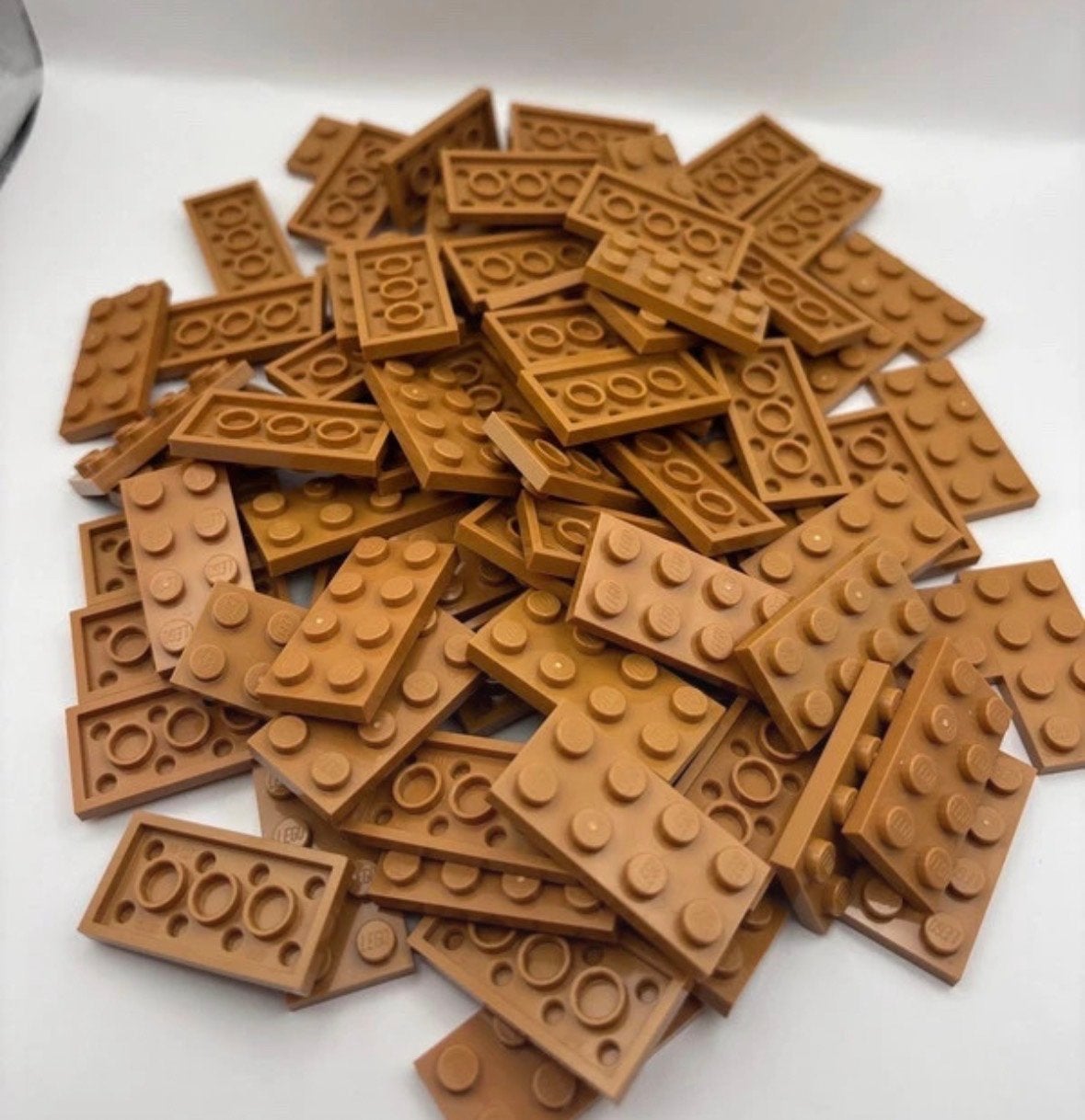 Nieuwe LEGO bulk plates 2x4 medium nougat - 80 stuks, Ophalen of Verzenden, Nieuw, Overige merken