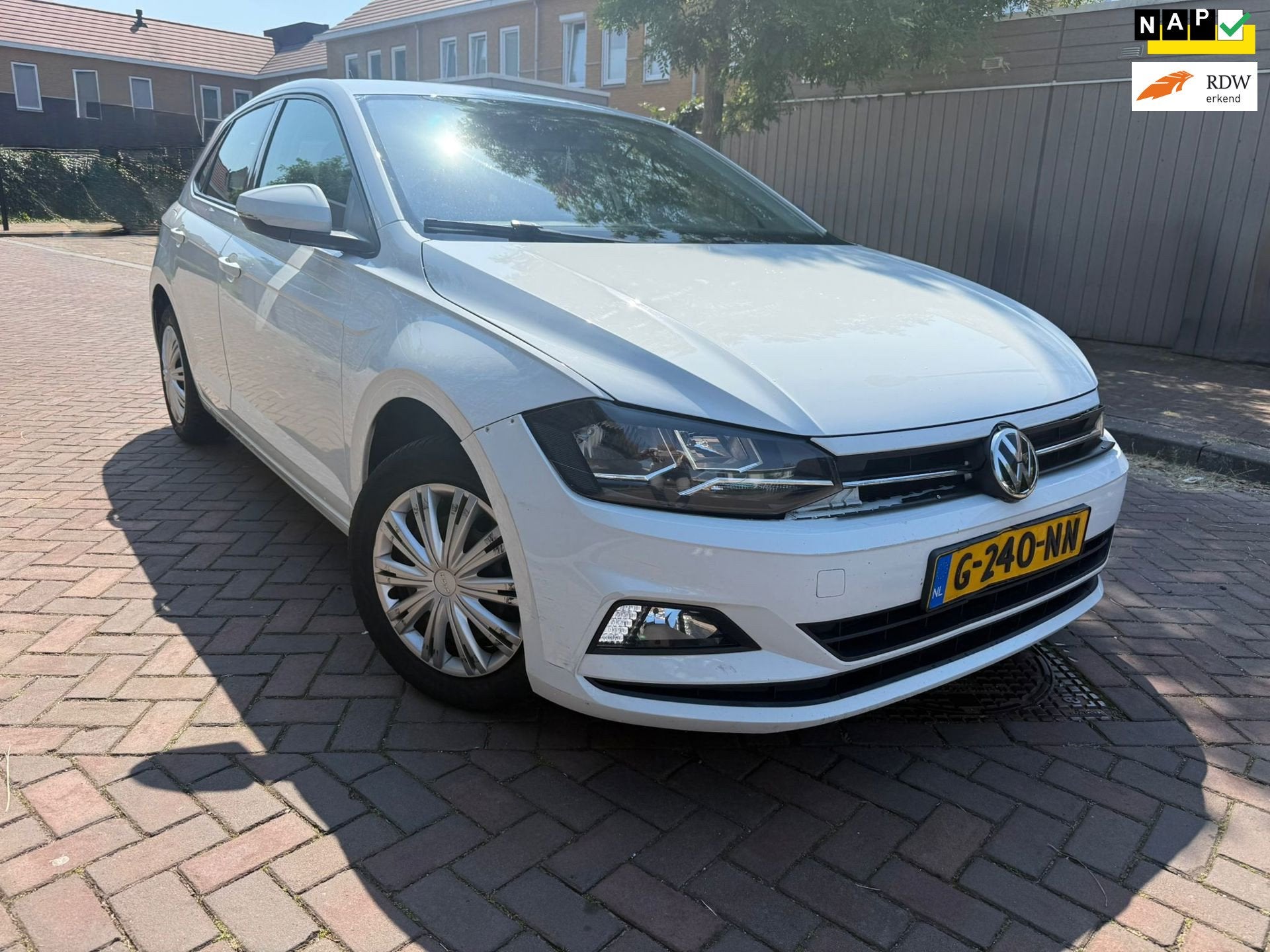 Volkswagen Polo 1.0 TSI Comfortline, Auto's, Volkswagen, Voorwielaandrijving, Stof, Gebruikt, 95 pk