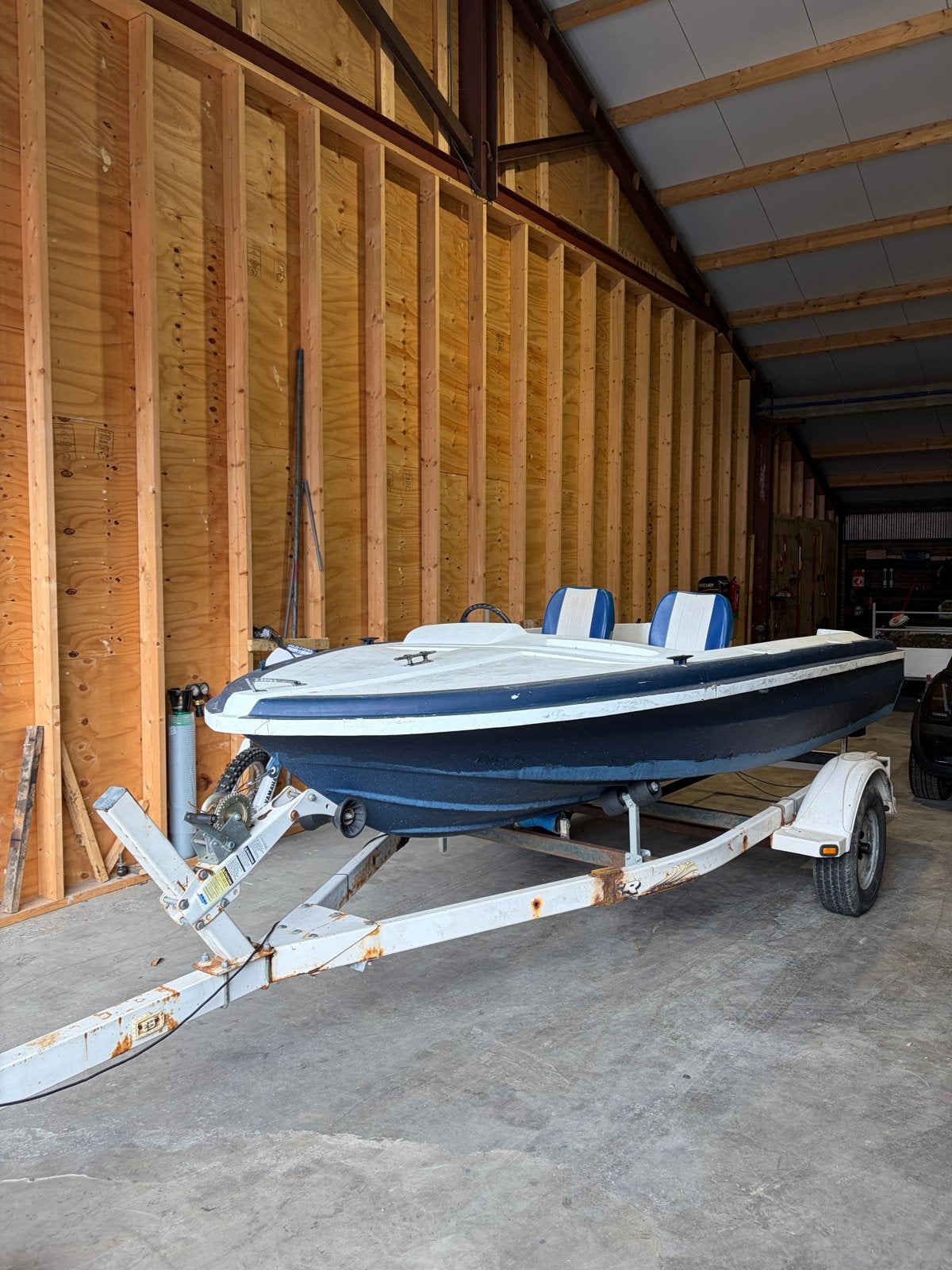 Boot met trailer - Opknapper, Watersport en Boten, Ophalen, Gebruikt