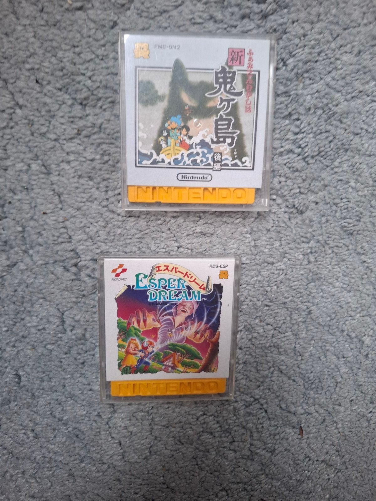 Nintendo Famicom Disk System Games - Esper Dream & Shin Oni, Spelcomputers en Games, Games | Nintendo NES, Ophalen, Gebruikt, 1 speler