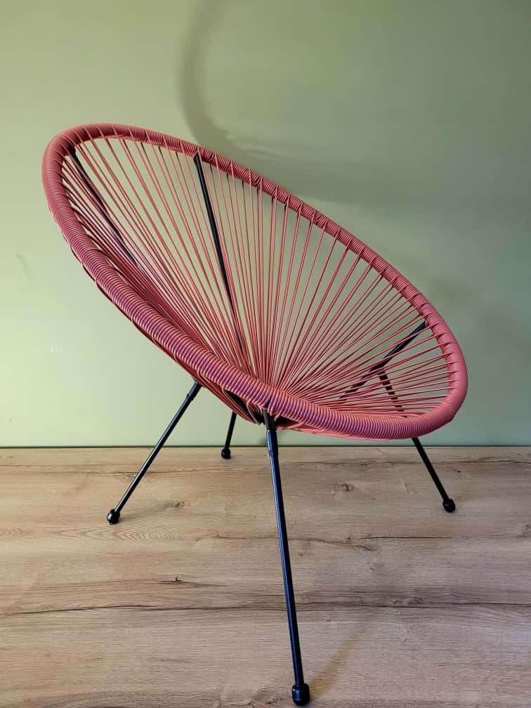Loungestoel, Ophalen, Riet of Rotan, Zo goed als nieuw, Eén
