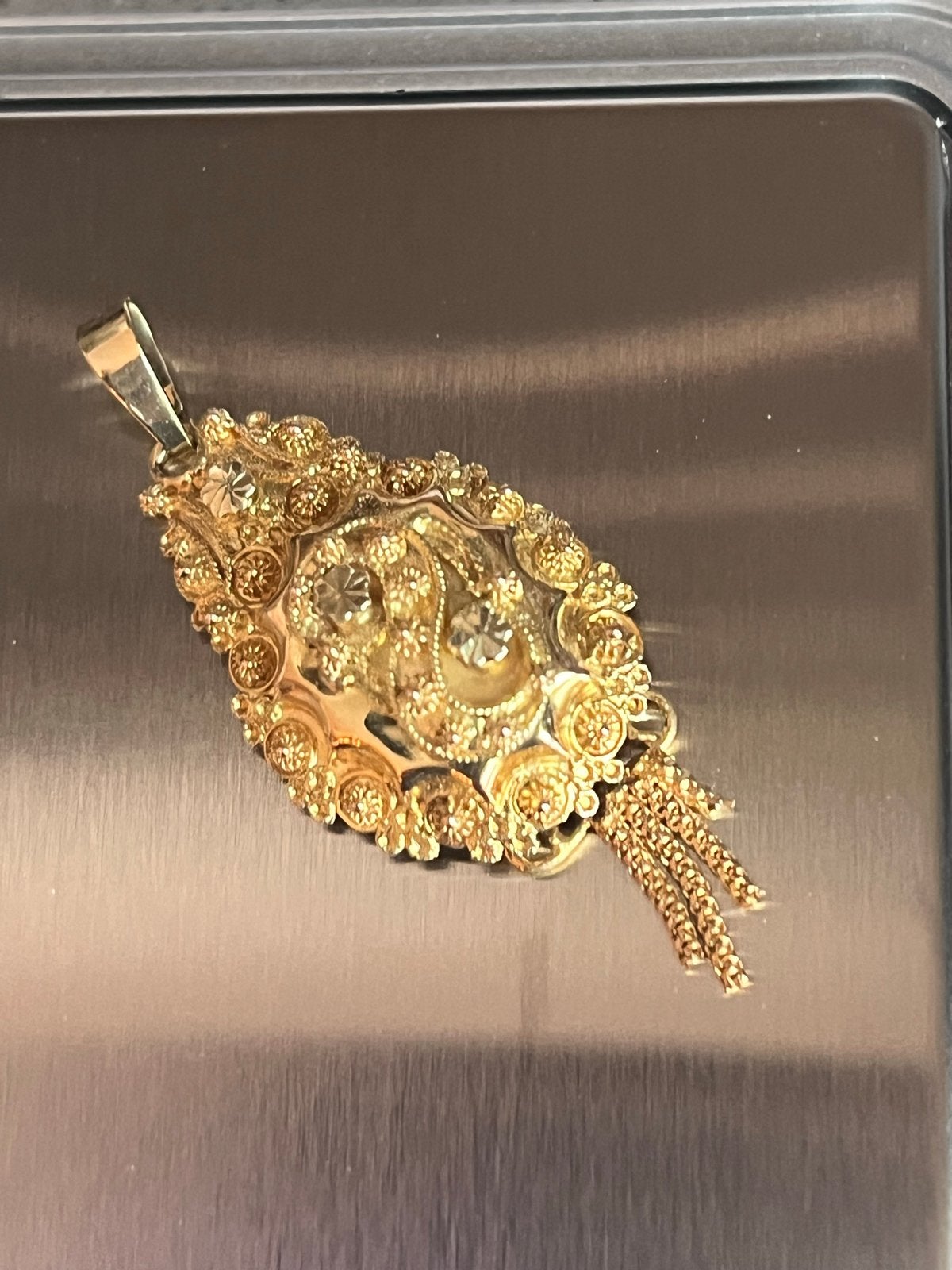 Antieke 14k Gouden Zeeuwse Knop Mutsenbel Klederdracht 4 x 2, Verzenden, Goud