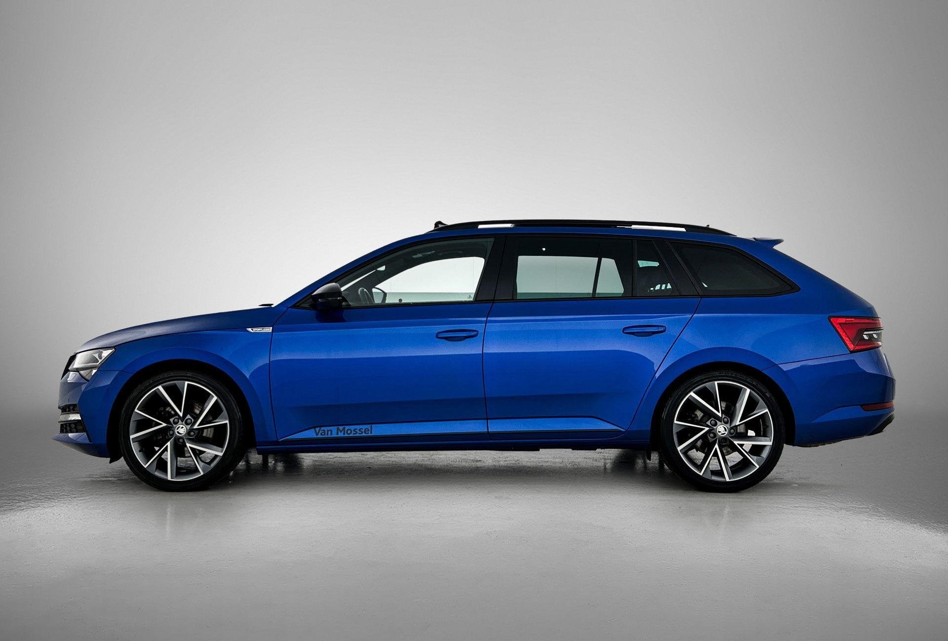 Skoda Superb Combi 1.5 TSI ACT Sportline Business | PANO SCH, Auto's, Skoda, 12 maanden, Startonderbreker, 1498 cc, 4 cilinders