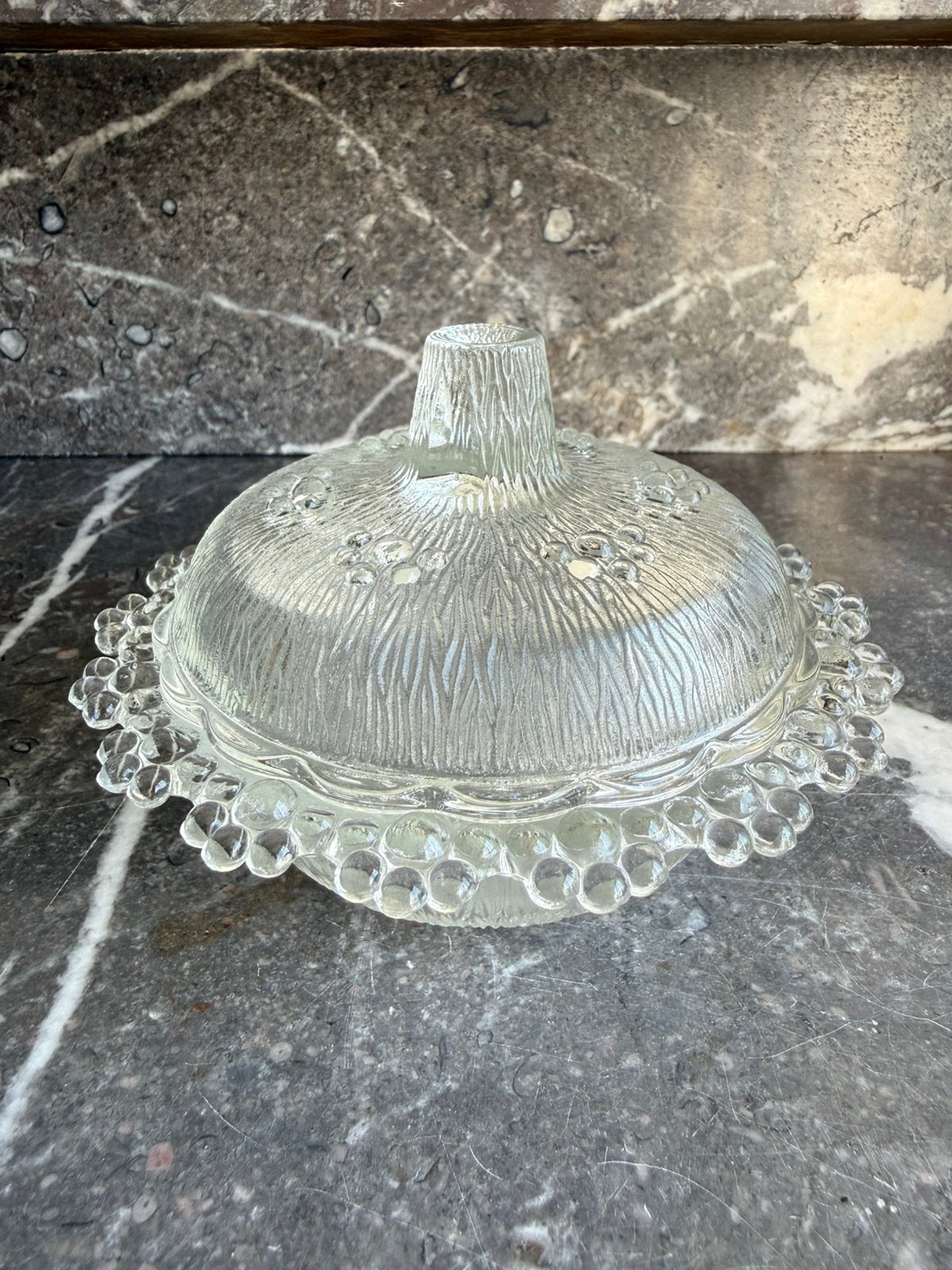 Vintage, glazen Masserini Barocco bonbonnière | jaren 70, Ophalen of Verzenden