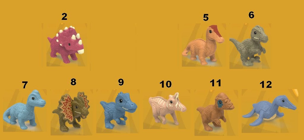 Natoons Dino's, Verzamelen, Verrassingseieren, Ophalen of Verzenden, Nieuw, Hardplasticfiguren