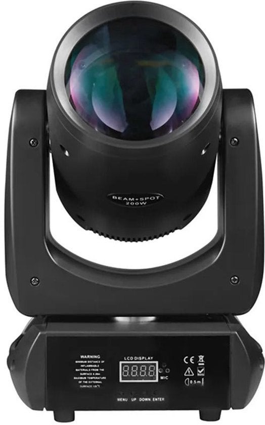 2PCS 200W Mini BEAM SPOT LED Moving Head – Podiumverlichting, Corvance B.V., Verzenden, Nieuw, Corvancebol@gmail.com
