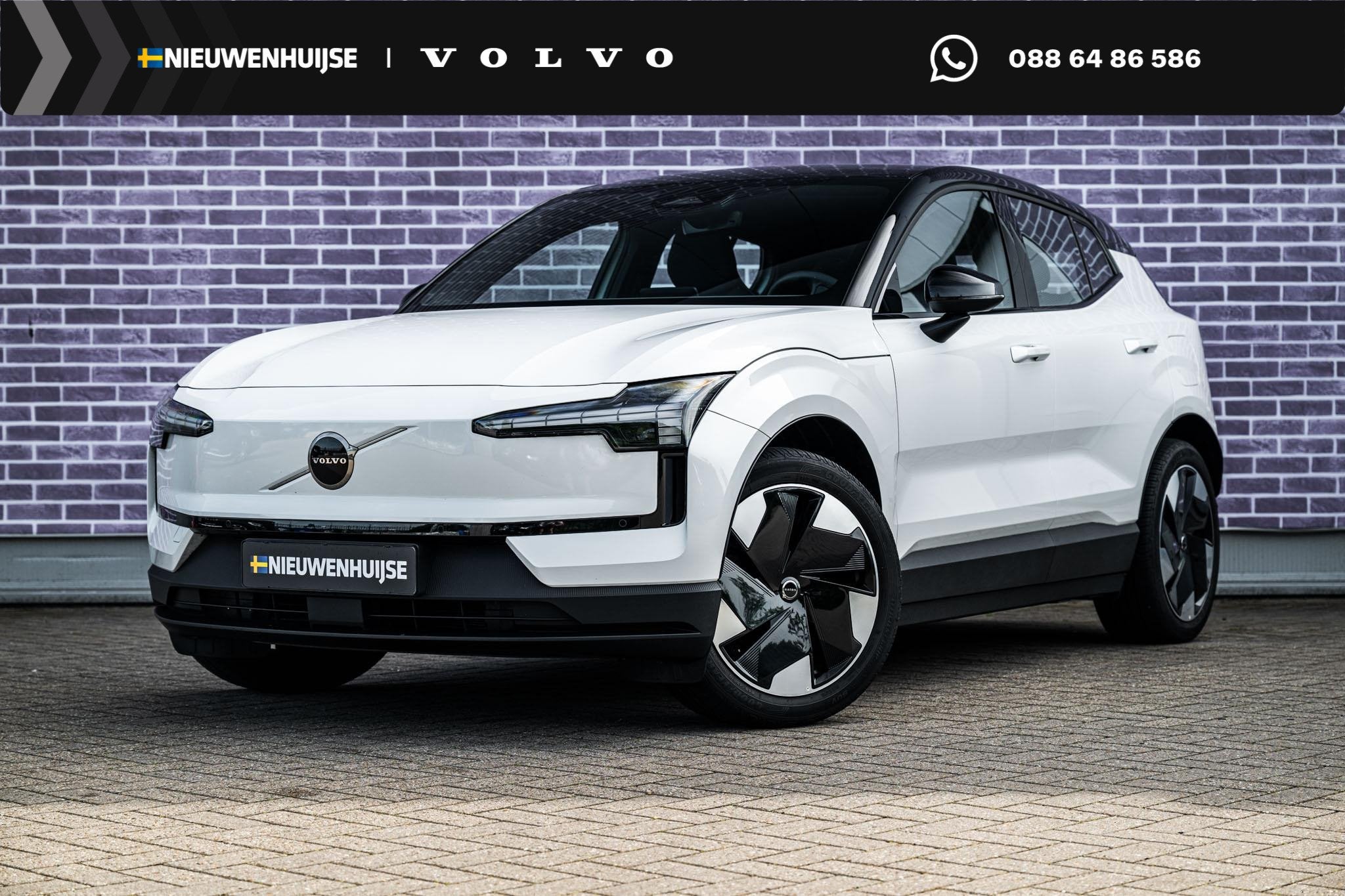 Volvo EX30 Single Motor Extended Range Plus 69 kWh | Stoel e, Achterwielaandrijving, Gebruikt, Leder en Stof, Wit