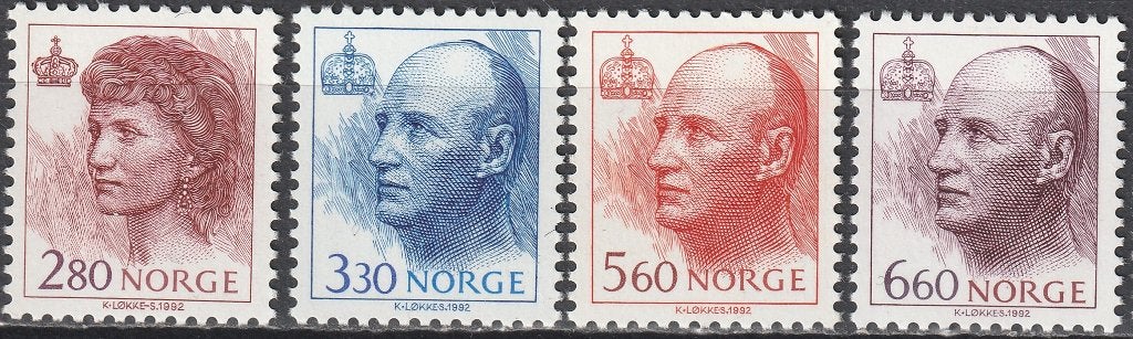 Noorwegen Michel nr. 1084-1087 Postfris, Postzegels en Munten, Postzegels | Europa | Scandinavië, Verzenden, Noorwegen, Postfris
