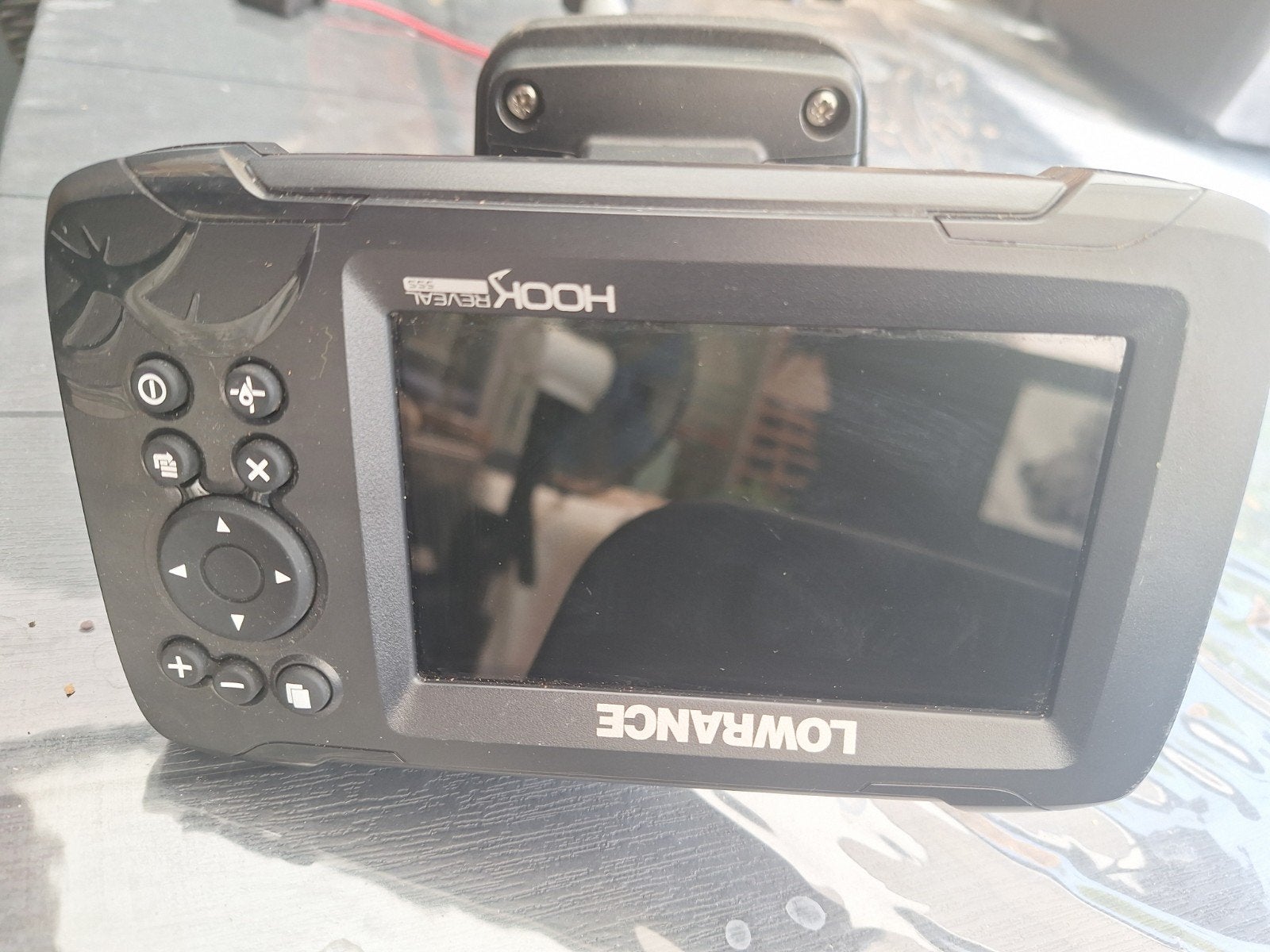 Lowrance Hook Reveal 5 Fishfinder met transducer, Ophalen, Gebruikt, Overige typen