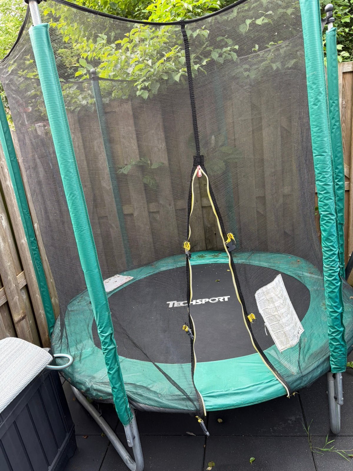 Techsport trampoline, Ophalen, Zo goed als nieuw