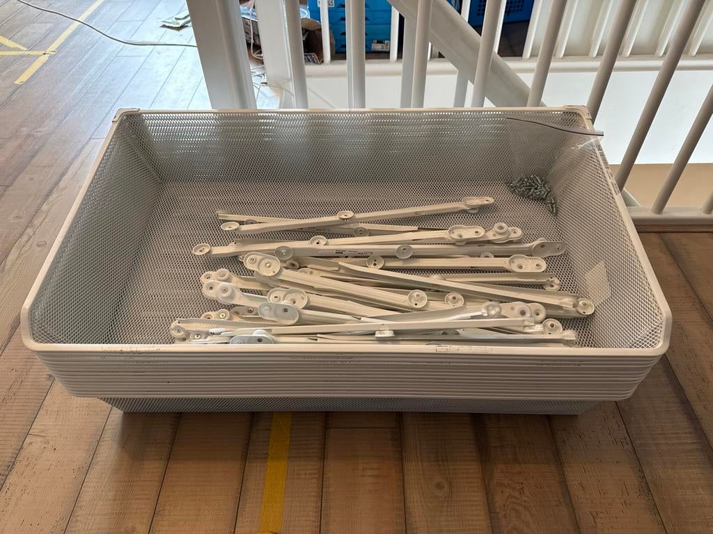 12 Komplement manden/lades 100x58, Ophalen, Zo goed als nieuw