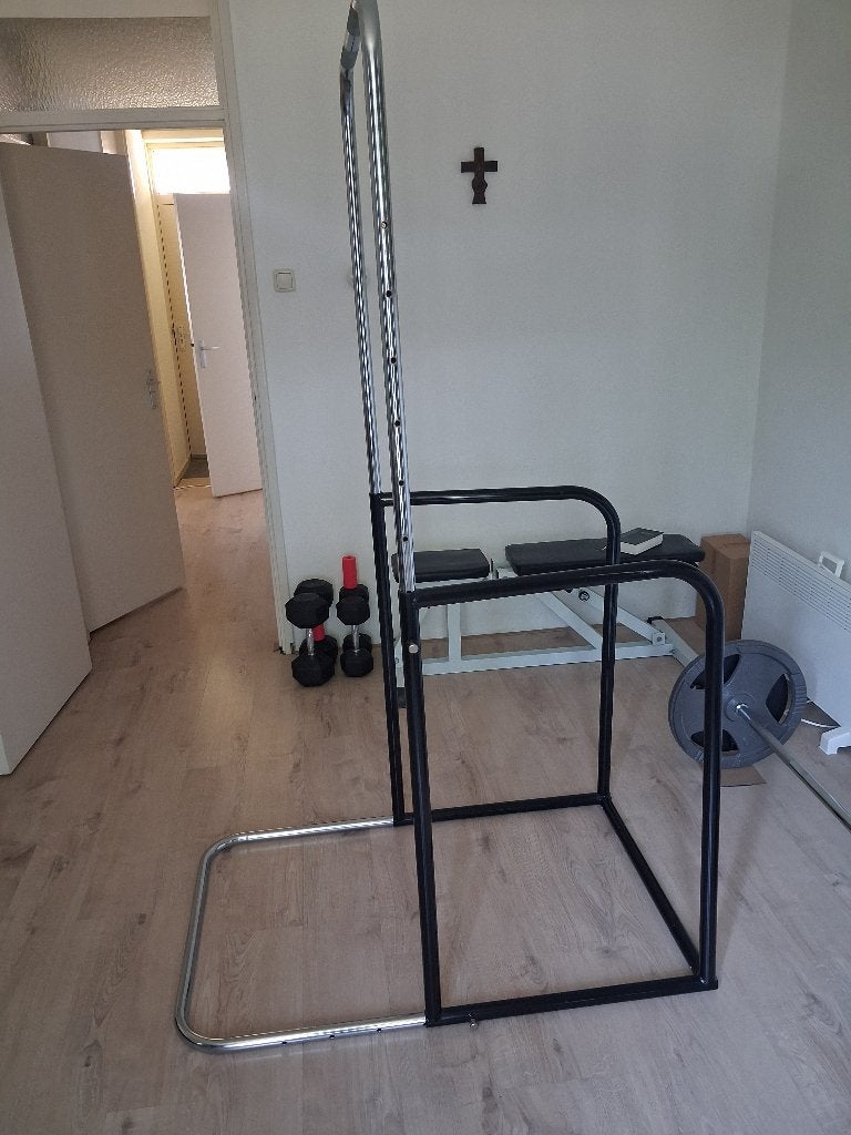 Optrekstang (Multi station), Ophalen, Zo goed als nieuw, Buik, Oprekstang