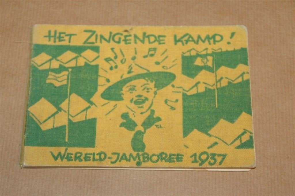 Het Zingende Kamp — Scouting Liederbundel Jamboree 1937, Verzamelen, Gebruikt, Embleem, Speld of Insigne, -, -